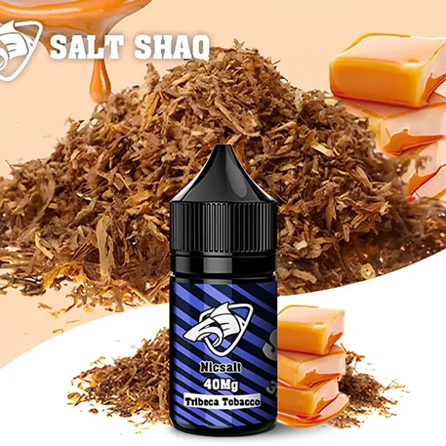 鯊克 SALT SHAQ 翠貝卡菸草煙油 30ml 40mg 產品圖