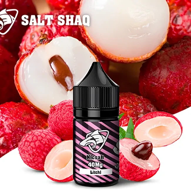 SALT SHAQ 鯊克荔枝煙油 30ml 40mg SALT SHAQ 鯊克荔枝煙油 30ml 40mg 產品圖