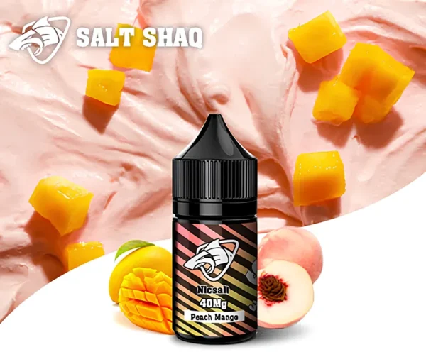 鯊克 SALT SHAQ 芒芒冰桃煙油 30ml 40mg 產品圖