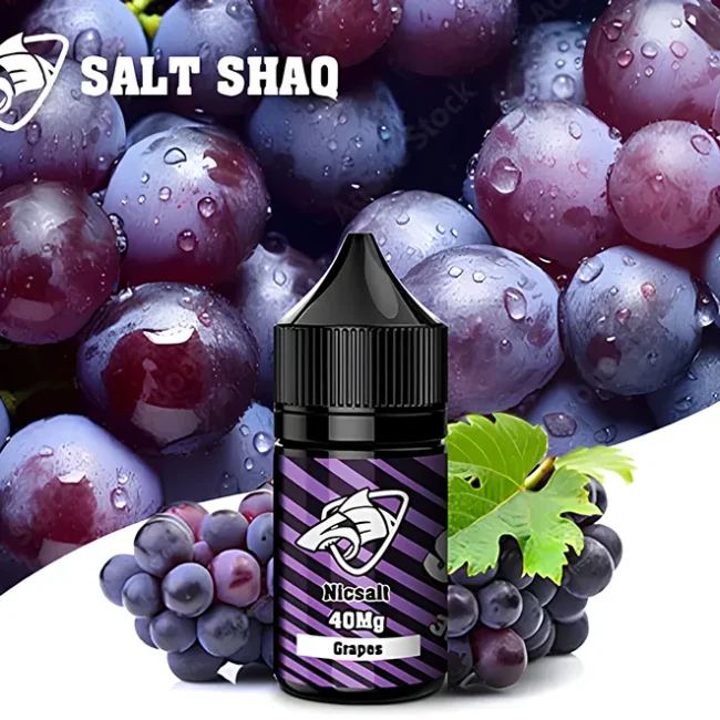 SALT SHAQ 鯊克葡萄煙油 30ml 40mg SALT SHAQ 鯊克葡萄煙油 30ml 40mg 產品圖