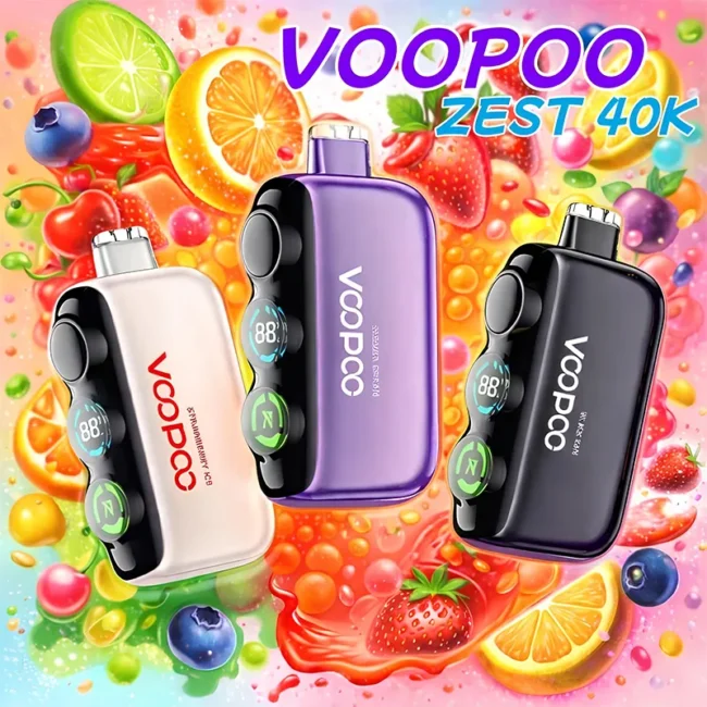 VOOPOO ZEST 40000 拋棄式電子煙｜20mL 可調設定 雙網狀線圈產品圖