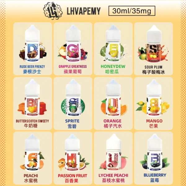 LH 酷涼鹽 LH VAPEMY 馬來西亞煙油|30mL 35mg 沙士水果系 LH 酷涼鹽 LH VAPEMY 馬來西亞煙油|30mL 35mg 沙士水果系產品圖
